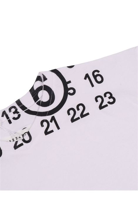 T-shirt con stampa MM6 KIDS MAISON MARGIELA | M60986 MM02YM6100